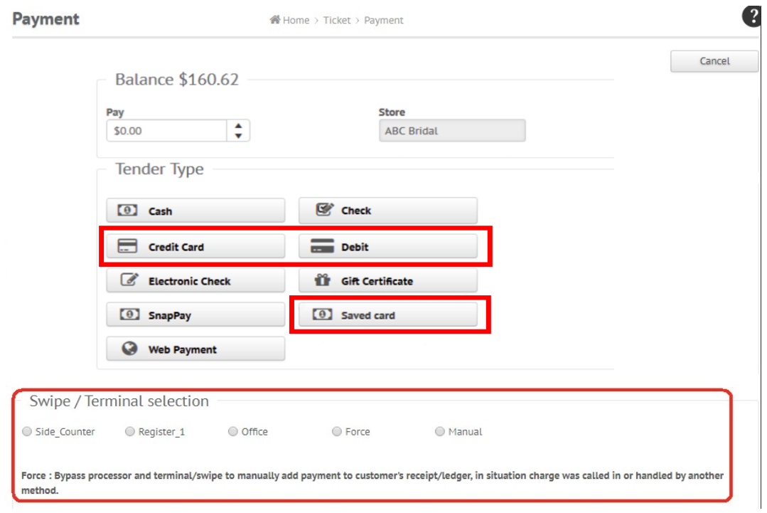 Gravity Payment Processing EverywhereBridal Documentation